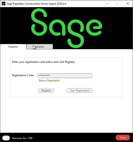 Sage300ServerAgentRegisteredStatus.png