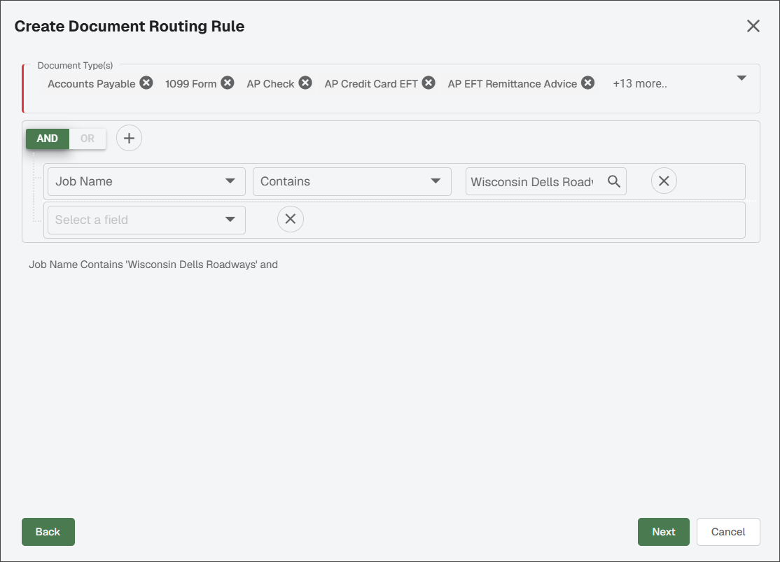 SageDocRouteSettingsRoutingRulesNewRuleCreateDocumentRoutingRuledialogwithindexcriteriapopulated-mh.PNG